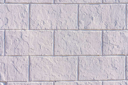 Decorative plaster imitating brickwork. Texture background or backdrop for design