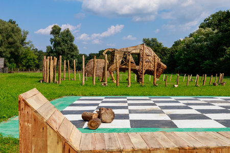 September 4, 2021 Padurea Domneasca Moldova nature reserve, tourist place. For editorial use. Backgroundのeditorial素材