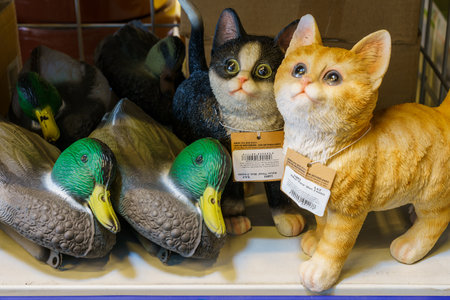 Decor for the backyard. February 17, 2022 Beltsy Moldova.のeditorial素材