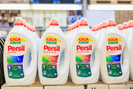October 11, 2023 Beltsy, Moldova. For illustrative editorial use. Persil Liquid Powderのeditorial素材