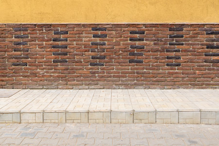 Street element as a mockup. Background with selective focus and copy space for textの写真素材