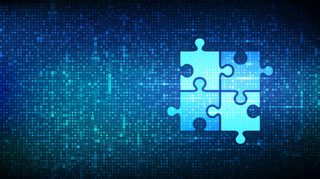 Teamwork icon made with currency symbols. business partnership. global financial cooperation. Puzzle Team elements. Dollar, euro, yen and pound icons. Background with currency signs. Vectorのイラスト素材