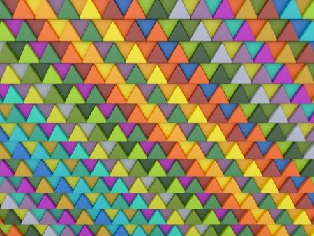 Background of colored triangles, 3Dの写真素材