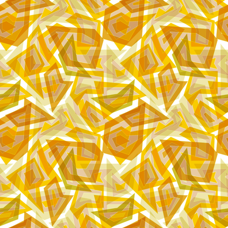 Seamless colored decorative geometric pattern. Vector illustrationのイラスト素材