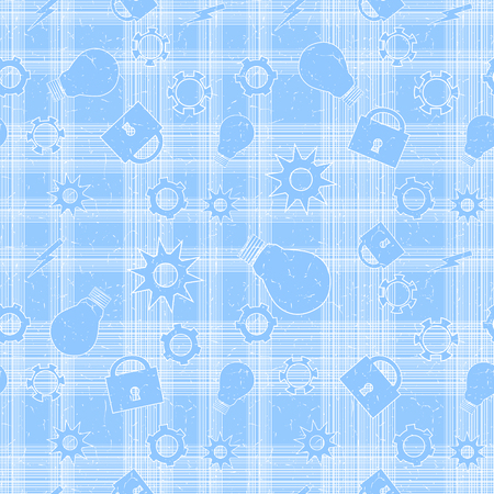 Abstract grunge technology pattern.のイラスト素材
