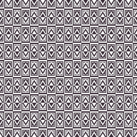 Geometric seamless pattern. Black and white. Vector illustration.のイラスト素材