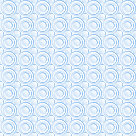 Seamless geometric pattern of white circles. Vector illustrationのイラスト素材
