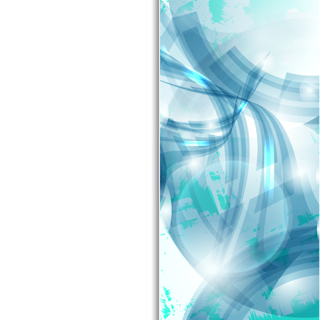 Cards template. Abstract blue design. Vector illustrationのイラスト素材
