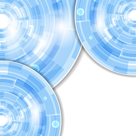 Abstract light blue background with free space for text. Scientific or business concept. Vector illustrationのイラスト素材