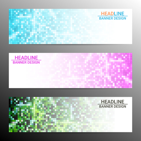 Modern infographic banner design with place for text. Vector illustrationのイラスト素材