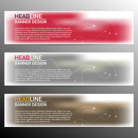 Banner design with place for text. Vector illustration.のイラスト素材
