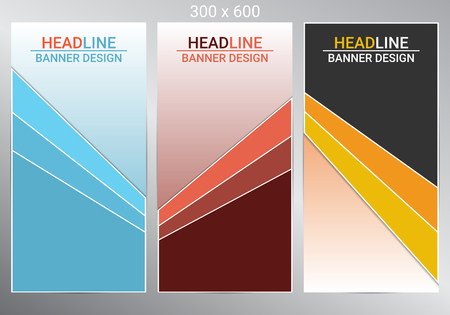 Modern infographic banner design with place for text. Vector illustrationのイラスト素材