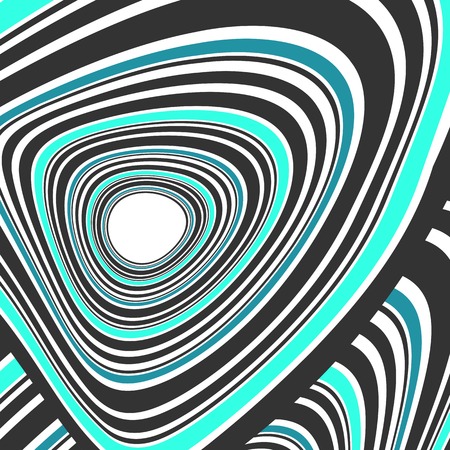 Abstract striped background. Optical illusion. Vector illustrationのイラスト素材