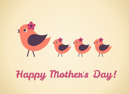 Greeting card design for Mother s Dayのイラスト素材