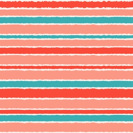 Seamless ethnic pattern in pastel pink, blue and red.のイラスト素材