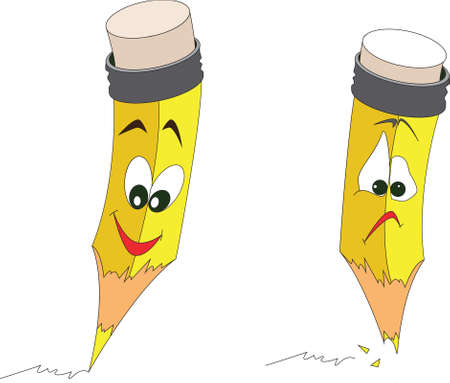 face, cool, childish, color,  pen, playful, schoolのイラスト素材