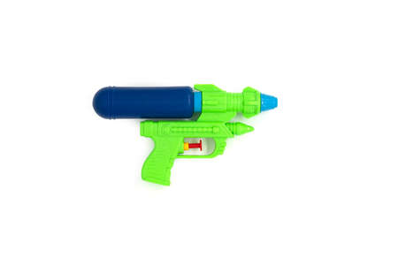 Toy Water Gun on white background. high quality photo