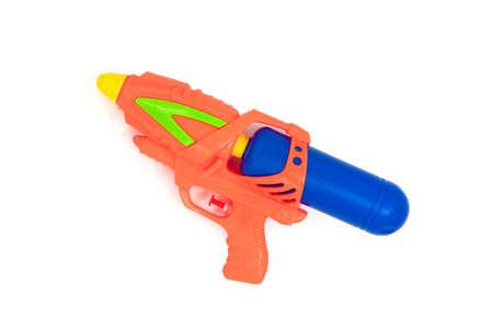 Toy Water Gun on white background. high quality photo