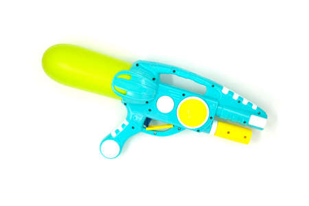 Toy Water Gun on white background. high quality photoの写真素材