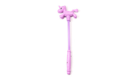 Magic wand toy. Baby accessories isolated on white backgroundの写真素材