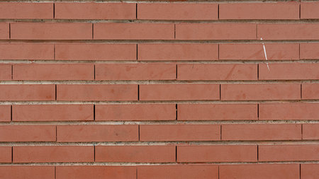 Reddish brown brick building background texture wall