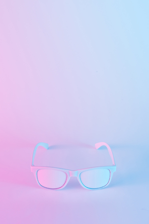 Cactus in vibrant bold gradient purple and blue holographic colors. Concept art. Minimal surrealism.