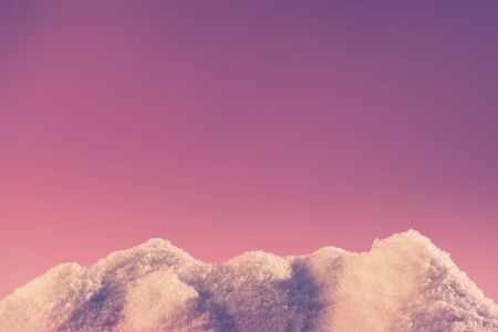 Beautiful Christmas winter landscape background. Christmas snowy mountains. New Year winter ...
