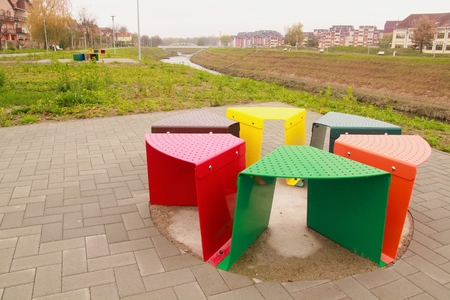 Bench for relaxの写真素材