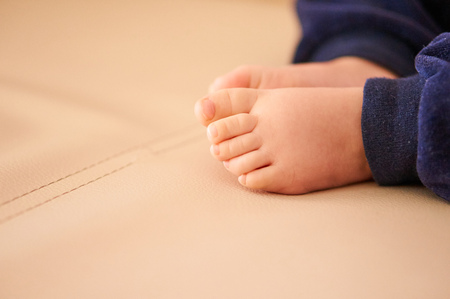 Babys foot.の写真素材