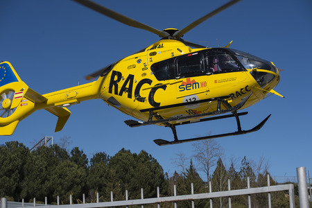 FORMULA 1 TEST DAYS - FERNANDO ALONSO AIRLIFTED TO HOSPITALのeditorial素材