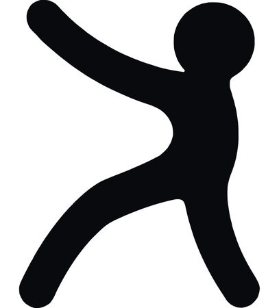 Dynamic Figure Gesture Movement Action Designのイラスト素材