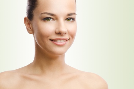 Beauty photo of an Caucasian womanの写真素材