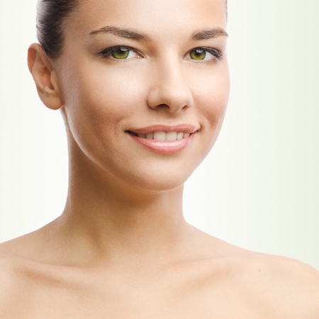 Beauty photo of an Caucasian womanの写真素材