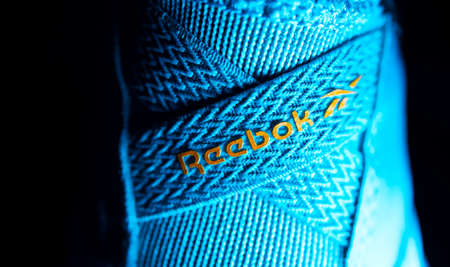 Awesome design, sport footwear, Reebok sneakers, for sportsのeditorial素材