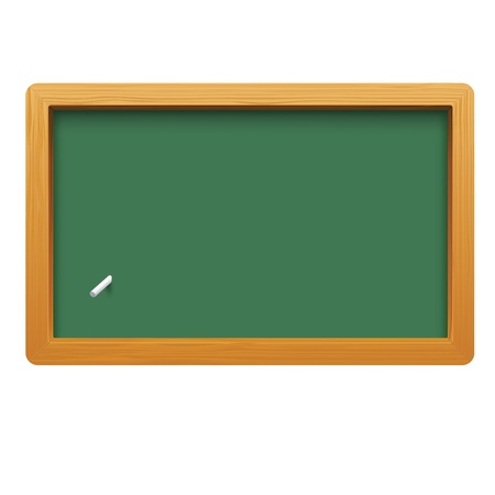 Wooden blackboard isolated on white backgroundのイラスト素材