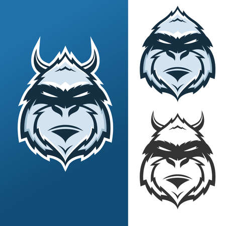 Yeti mascot for sport teamsのイラスト素材