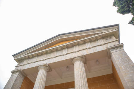 Photos of an old building in Pulkovo Absservatory, Russiaの写真素材