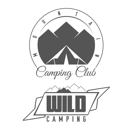 Climbing Club Emblemのイラスト素材