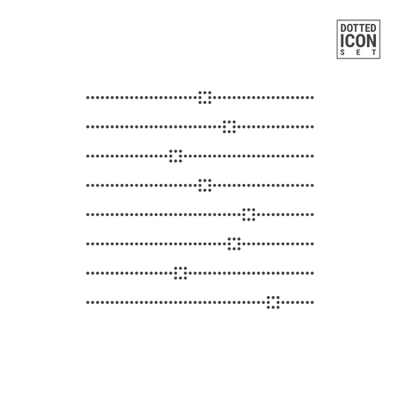 Sound Mixer Console Dot Pattern Icon. Sound Mixer Dotted Icon Isolated on White Background. Vector Illustration of Sound Mixer. Vector Background for Banner, Certificate, Poster Design, Visiting Card.のイラスト素材