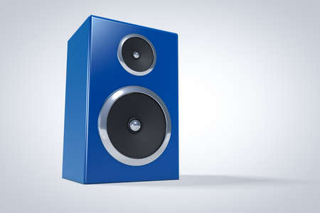 3D speaker or amplifier background. Music equipment concept.の写真素材