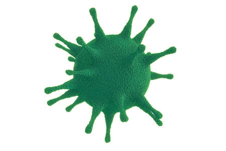 3d isolated illustration isolated germ or virus.の写真素材