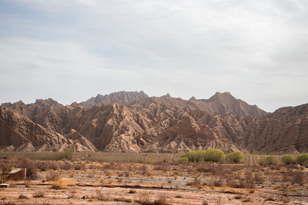 Weathering and erosion of rock strataの写真素材