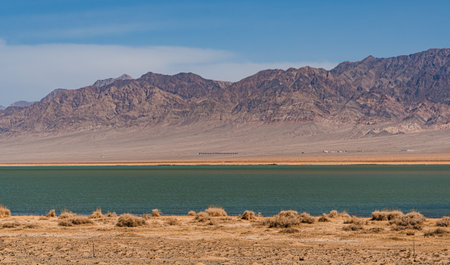 The Scenery of Plateau Lakes in Western Chinaの写真素材