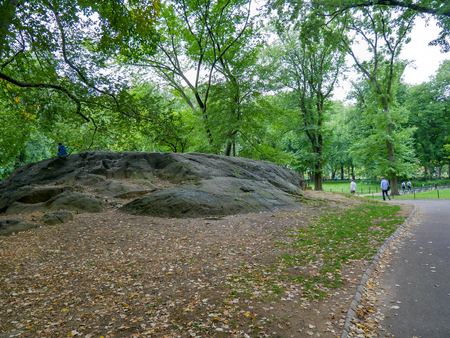 New York - Sep 2017: Central Park view in Manhattan, New York City, USAのeditorial素材