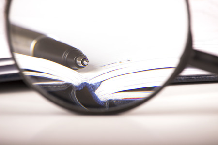 pen and diaryの写真素材