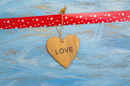 I love heart with an inscriptionの写真素材