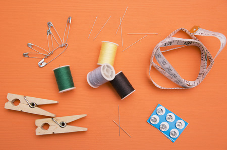 sewing suppliesの写真素材
