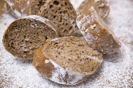 brown bread "Bavarian"の写真素材