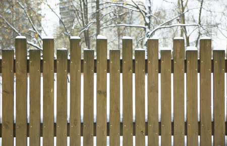 wooden fenceの写真素材