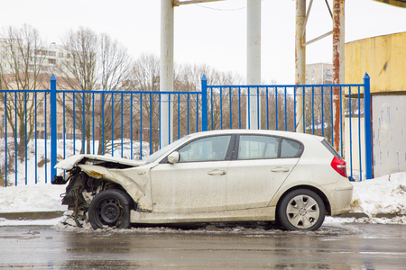 broken down carの写真素材